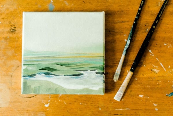 green coast oil Painting